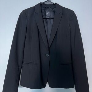 Armani Exchange Classic Black Blazer